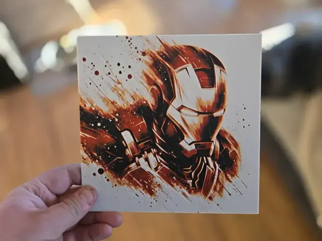 HueForge model: Graffiti Ironman Hueforge by 3Ree Printing