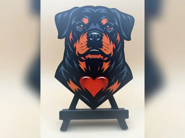 Rottweiler Cutout Hueforge