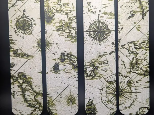 HueForge model: Treasure Map Hueforge Bookmarks by the_bearded_jedi