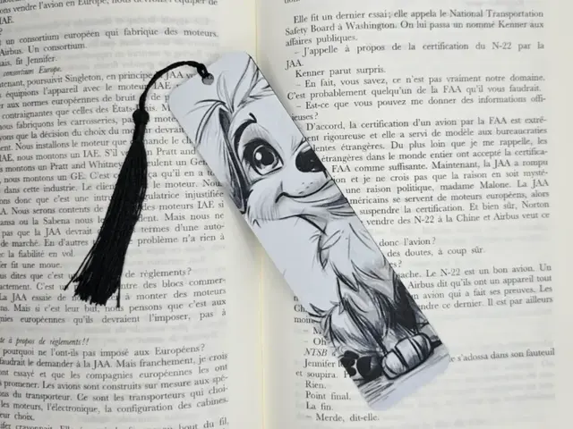 HueForge model: Bookmark Cute Baby Dog by Kactus Fpv