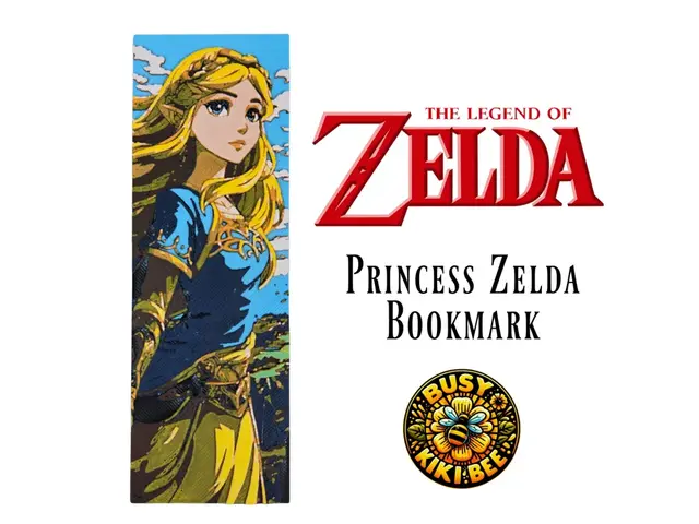 HueForge model: Princess Zelda Bookmark by BusyKikiBee