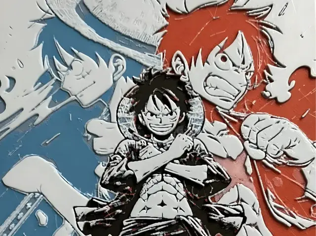 HueForge model: OnePiece Manga Luffy Hueforge by FantasyZ