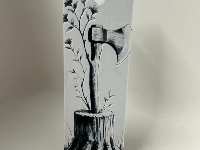 HueForge model: Axe bookmark by Morganja