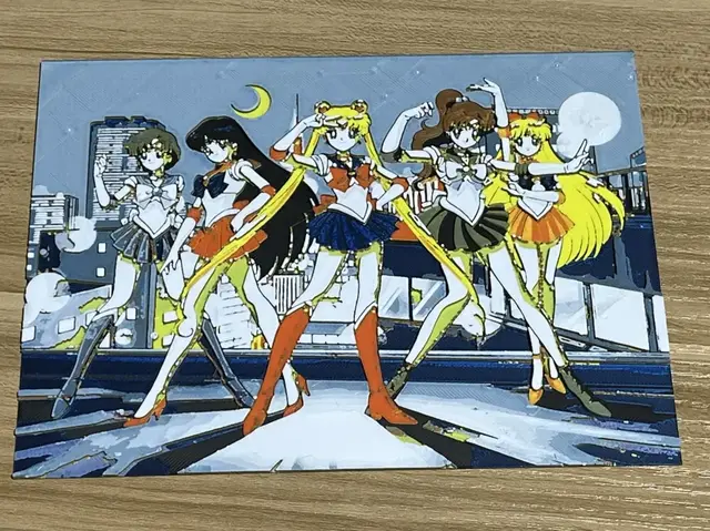 HueForge model: SailorMoon_Collection by FantasyZ