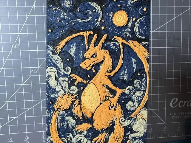 Hueforge of Charizard from pokemon