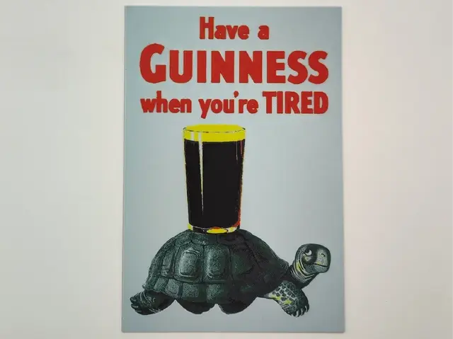 HueForge model: Vintage Guinness advertising poster 07 - Hueforge by Altf4-Formation