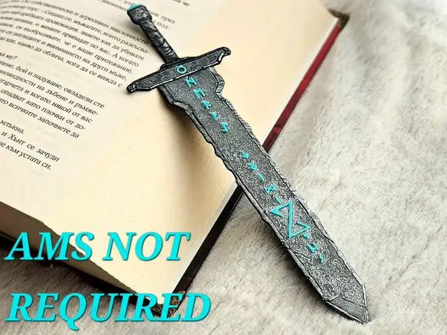 Runic Blade - Viking Sword Bookmark
