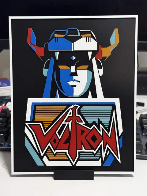HueForge model: Voltron by Strata Prints