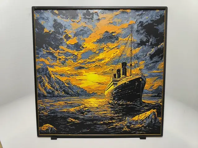 HueForge model: Titanic Sunset - Hueforge by BeaN