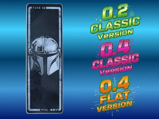 HueForge model: Mandalorian Bookmark by Atrus Design