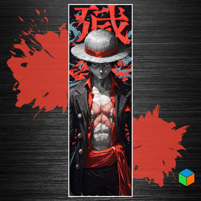 HueForge model: One Piece Exclusive: Luffy is Here! 🏴‍☠️🔥 by 3D Prints By Vic