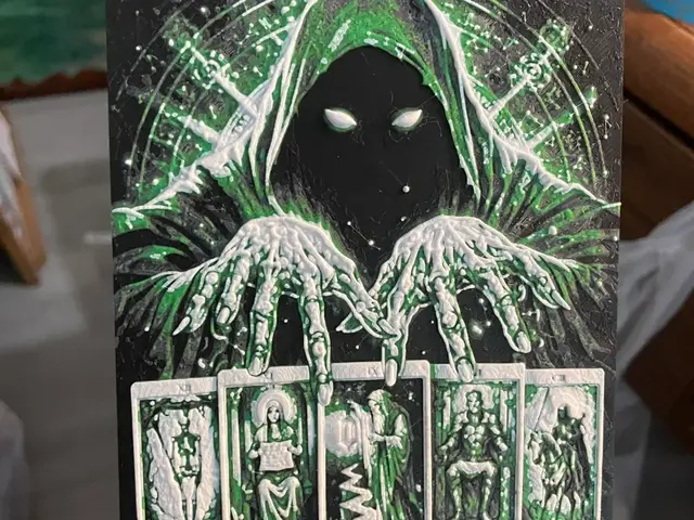 HueForge model: Death by Tarot Cards Hueforge by Advancedtechworldwide