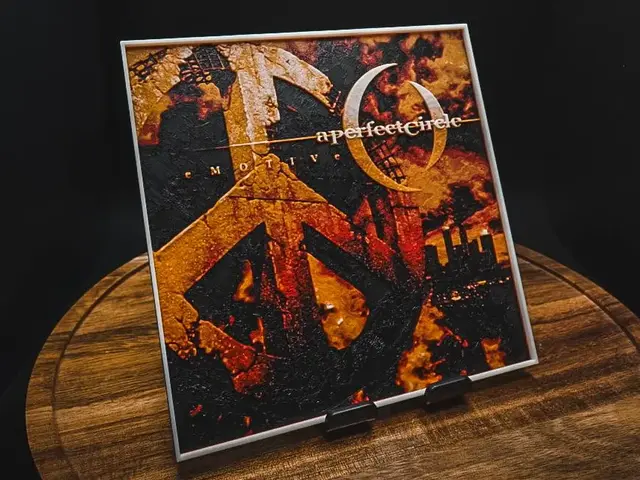 HueForge model: A Perfect Circle – Emotive (Album Art - HueForge) by HugheCraft