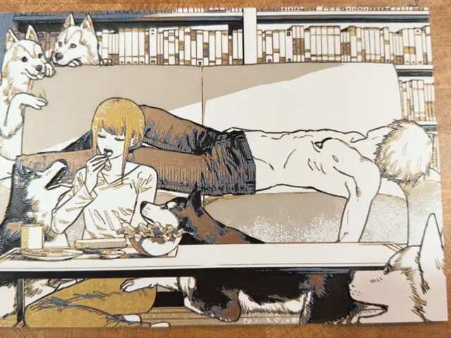 HueForge model: Chainsaw Man - Makima's Dog Couch by Pretty Okay Prints