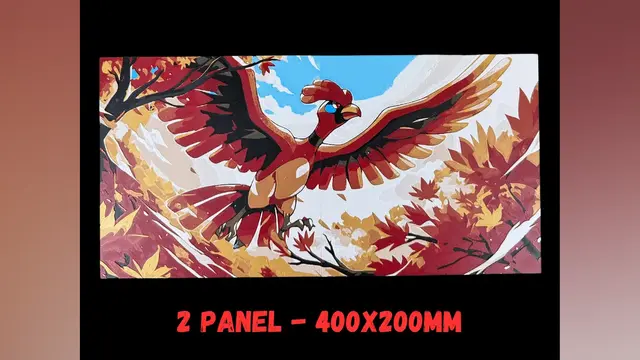 HueForge model: Ho-Oh - Pokemon Multi-Panel Hueforge & AMS Art Size by Canadian Gamer