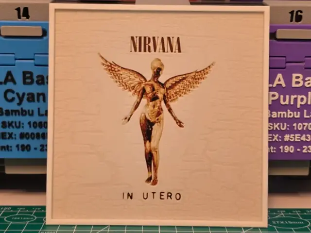 HueForge model: Nirvana "In Utero" Album - Hueforge Art by Lumpy3D
