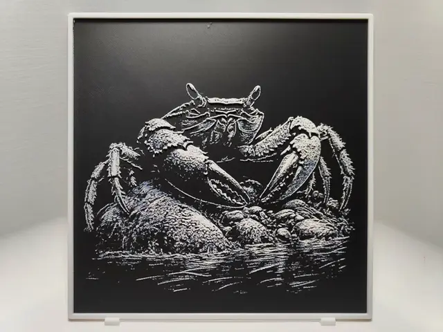 HueForge model: Crab - Hueforge by BeaN