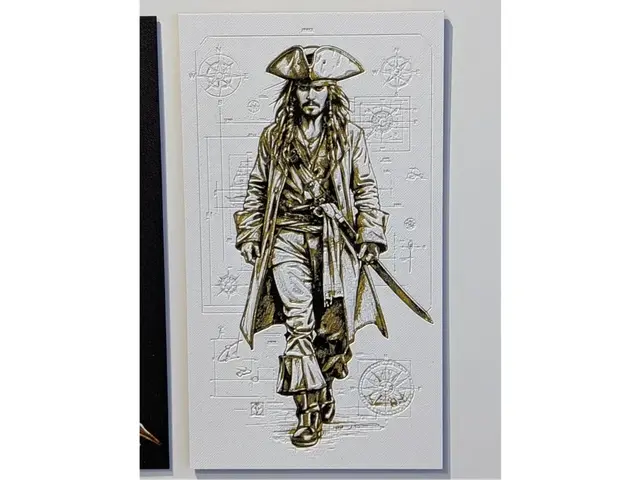 HueForge model: Jack Sparrow Hueforge by suaimondi