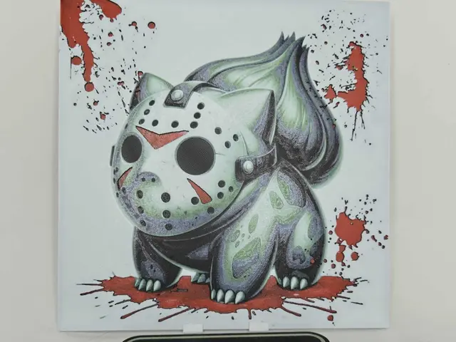 HueForge model: Graffiti Halloween Bulbasaur Hueforge by 3Ree Printing