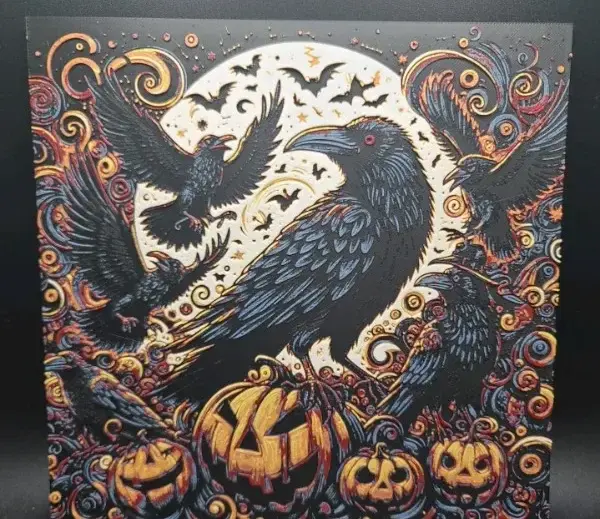 HueForge model: Halloween Crow Hueforge by the_bearded_jedi