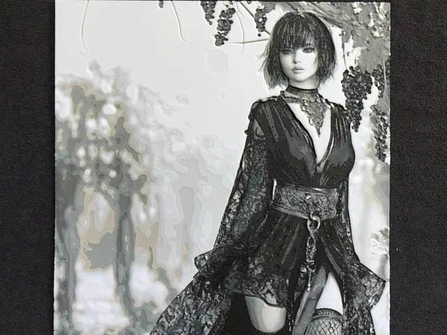 HueForge model: Girl (-.-) XXVI. HueForge by fD.667
