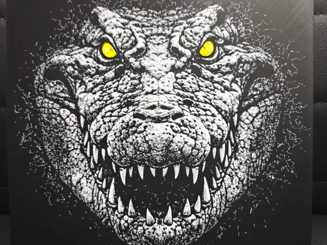HueForge model: Crocodile / Dark Beast Series NO AMS REQUIRED by TheHueforgeLady