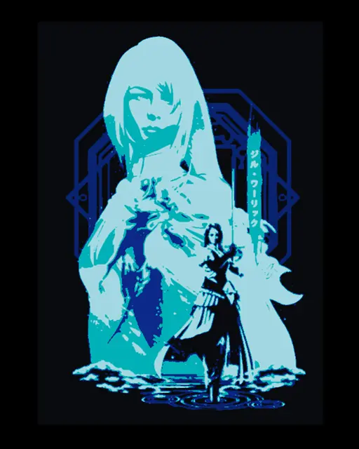 fan art depiction of Jill Warrick from Final Fantasy XVi in Hueforge