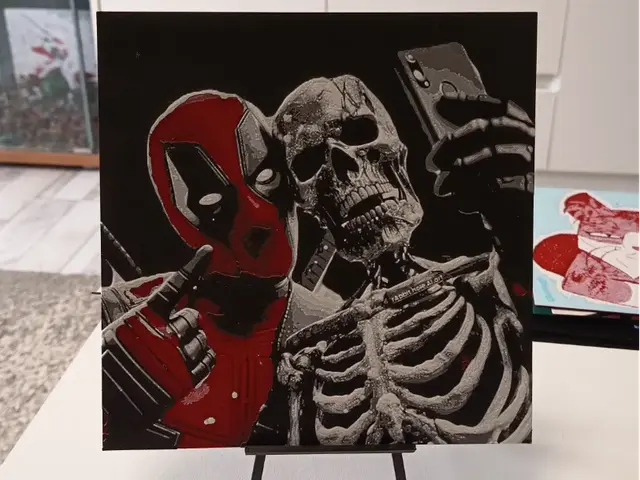 Deadpool Wolverine Hueforge
