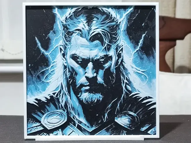HueForge model: Thor - HueForge 3 Color by BoDad