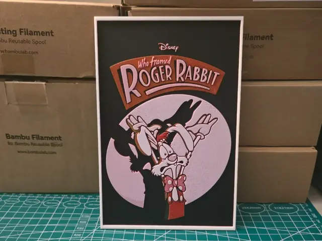 HueForge model: Who Framed Roger Rabbit? - Hueforge Art by Lumpy3D