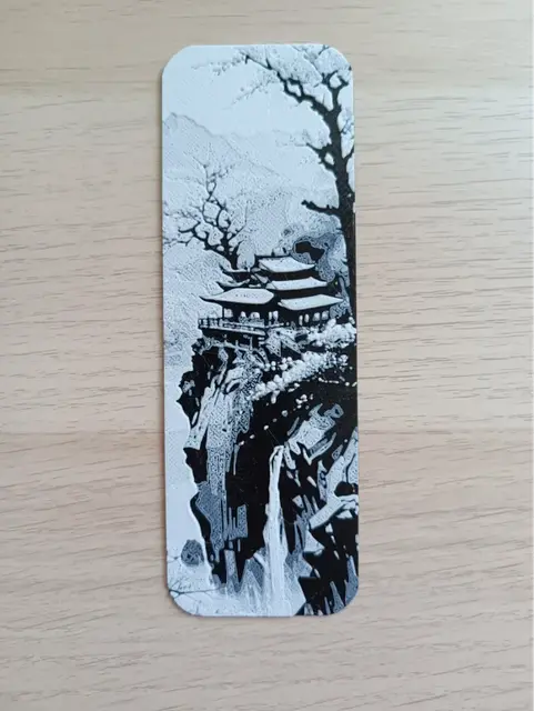 Japanese House on the Cliff Bookmark