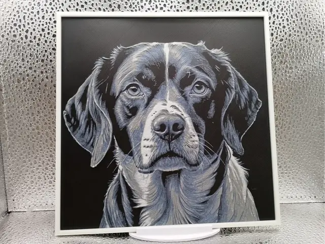 HueForge model: Brittany Spaniel – Hueforge 3D-Printed Artwork by Borishotch Industries