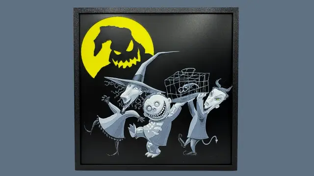 HueForge model: Lock, Shock, and Barrel - Nightmare Before Christmas by Canadian Gamer