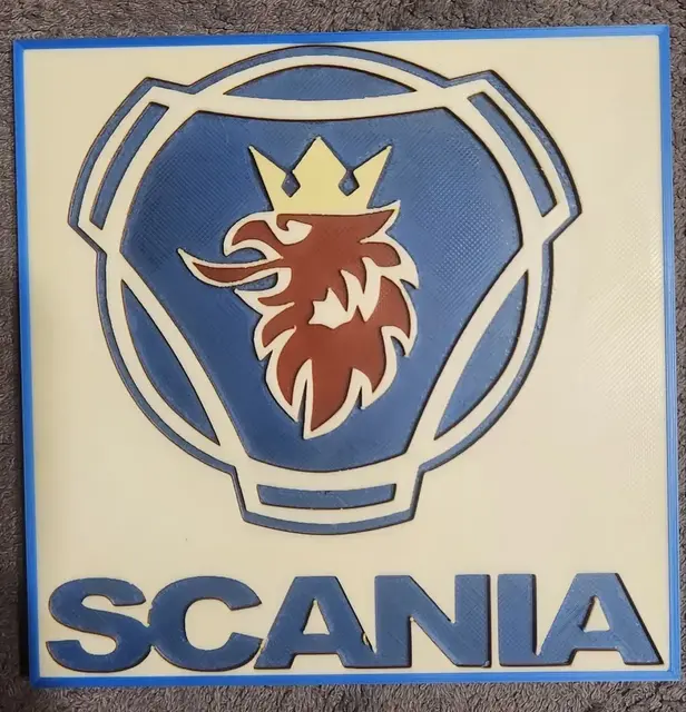 HueForge model: Scania logo - HueForge by keko