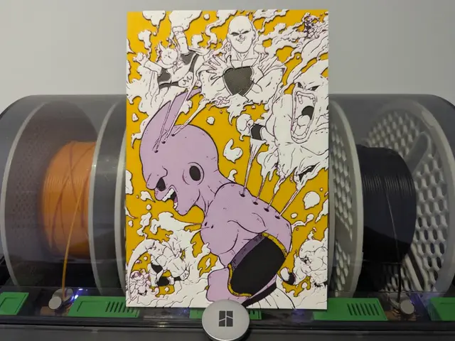 HueForge model: Kid Buu Hueforge - Dragonball Z by Razel