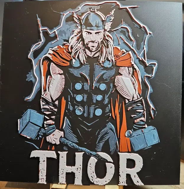 HueForge model: 4 colour Thor - Hueforge by 3dGlow