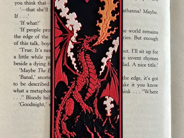 HueForge model: Fire Dragon Bookmark by HexarHaus
