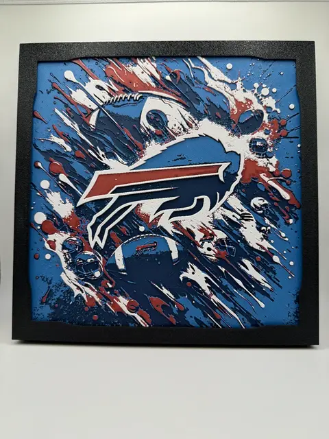 HueForge model: Buffalo Bills - NFL Hueforge by Canadian Gamer