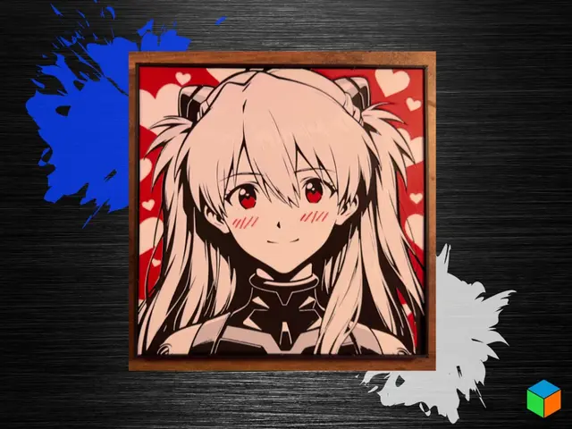 HueForge model: Asuka Langley — Evangelion HueForge by 3D Prints By Vic