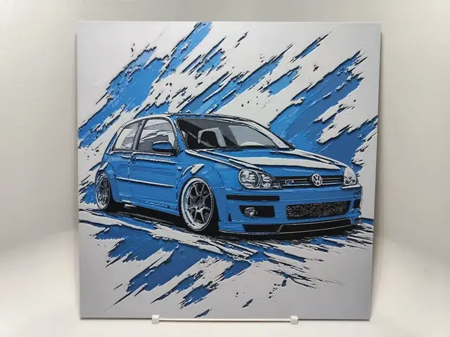 HueForge model: VW Golf - Hueforge by BeaN