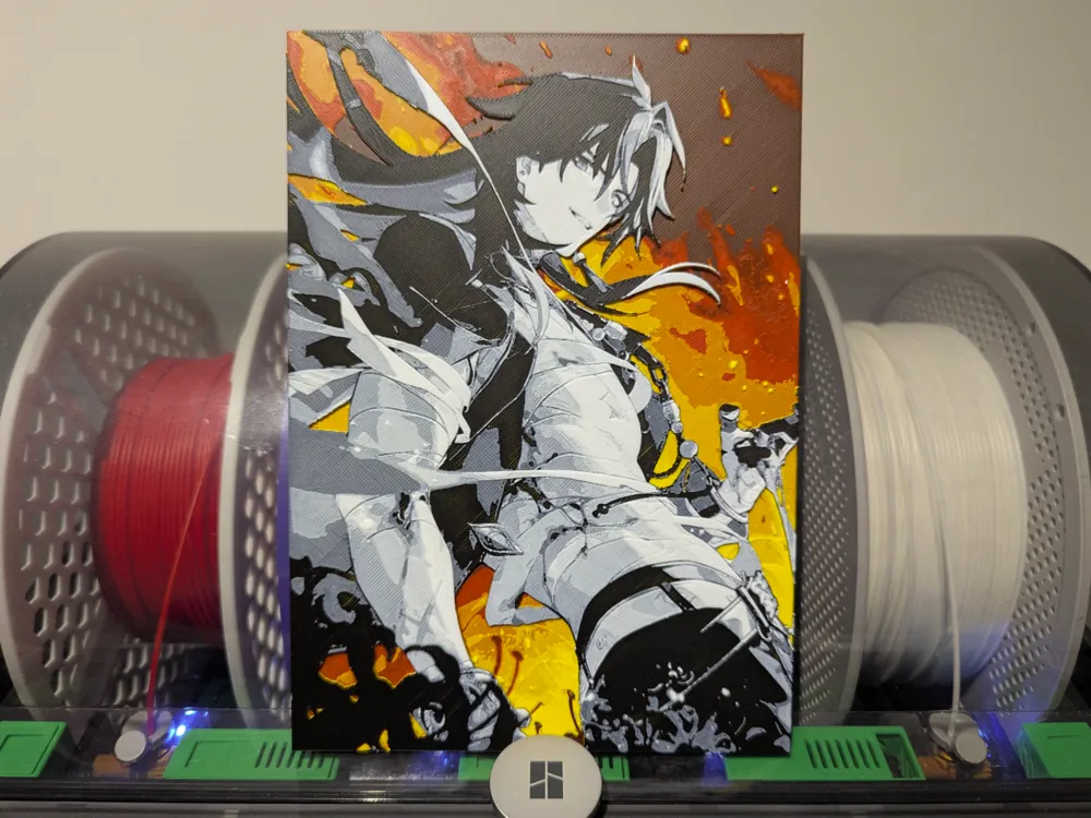 Mortenax Blade (千冶•刃) Hueforge - Honkai Star Rail by Razel HueForge model: Mortenax Blade (千冶•刃) Hueforge - Honkai Star Rail by Razel