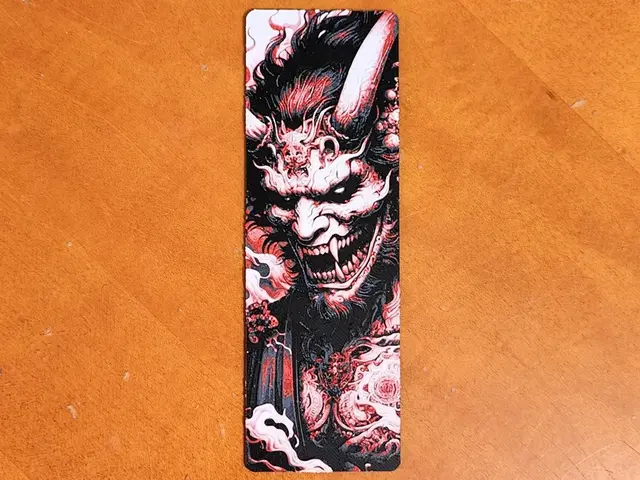 HueForge model: Oni Yokai Bookmark - Japanese Demon - Hueforge by Sarge