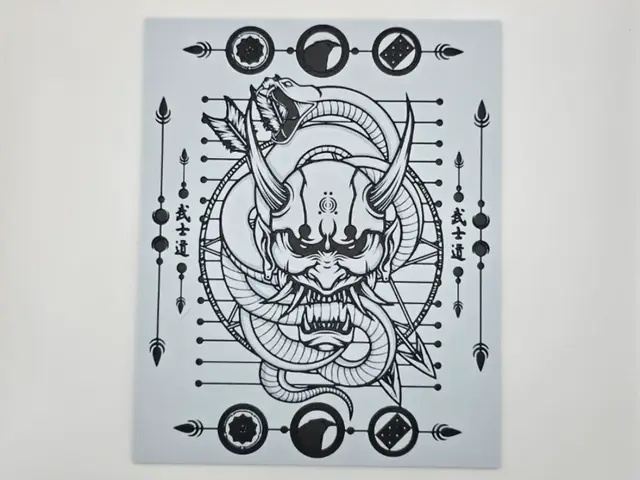 HueForge model: Oni Snake by Kactus Fpv