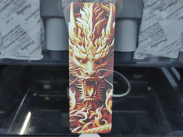 Dragon Bookmark - Hueforge
