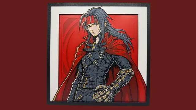 HueForge model: Vincent - Final Fantasy Hueforge by Canadian Gamer