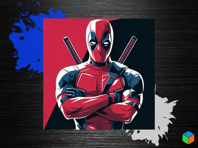 HueForge model: Deadpool in Just 3 Filaments — A Mercenary-Approved Drop by 3D Prints By Vic