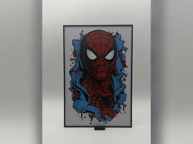 HueForge model: Spider-Man Burst HueForge Print by Thadius
