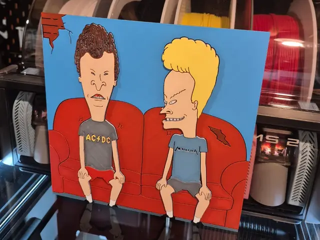 HueForge model: Beavis & Butthead - Hueforge by Glitch Kitten