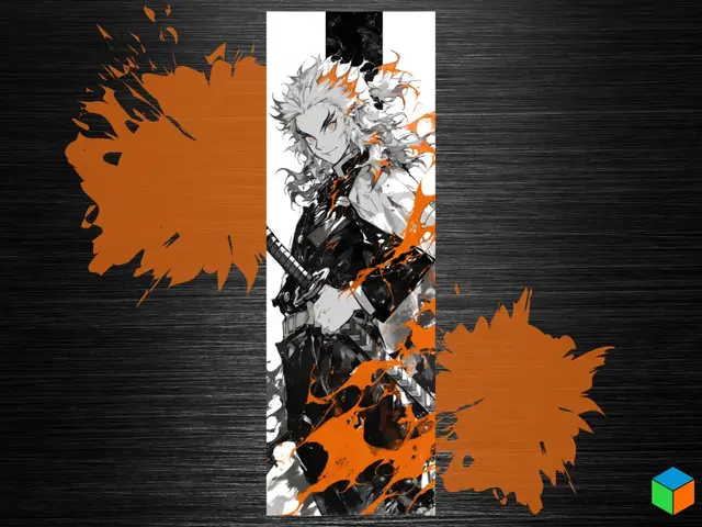 HueForge model: Rengoku Bookmark – Flame Hashira Edition by 3D Prints By Vic