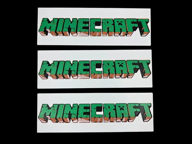 HueForge model: Minecraft Logo Bookmark by BusyKikiBee